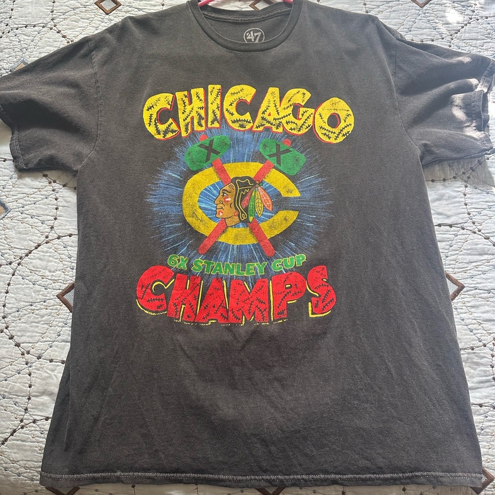 47 Brand Vintage Chicago Blackhawks T